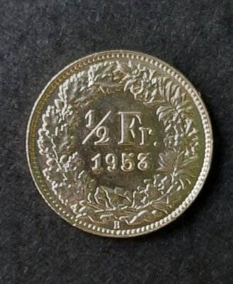 1/2 Franc 1953, Elvetia - UNC - A 3309 foto