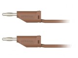 Cablu de măsurare 70VDC 33VAC 16A 4mm maro