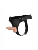 Ultra Female Strap-On cu Dildo, Multispeed, TPR, Natural, 16 cm, Baile