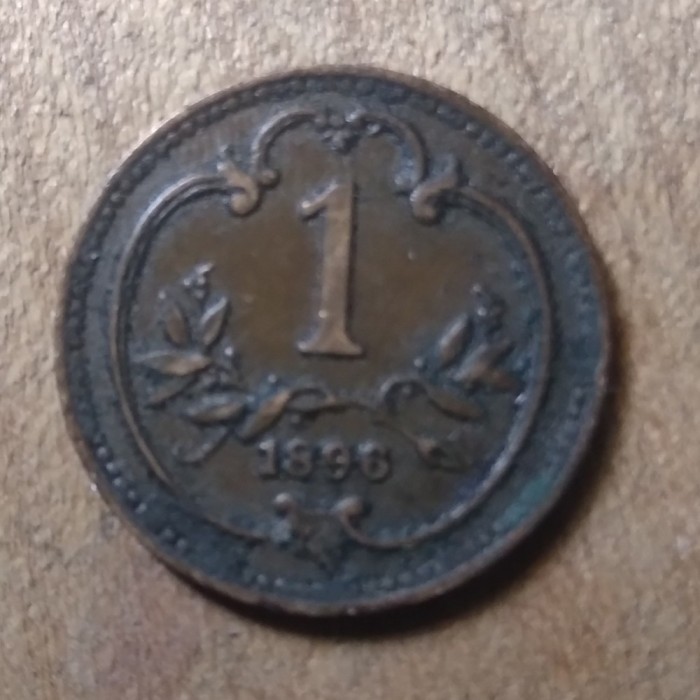 AUT AustroUngaria 1 heller 1896