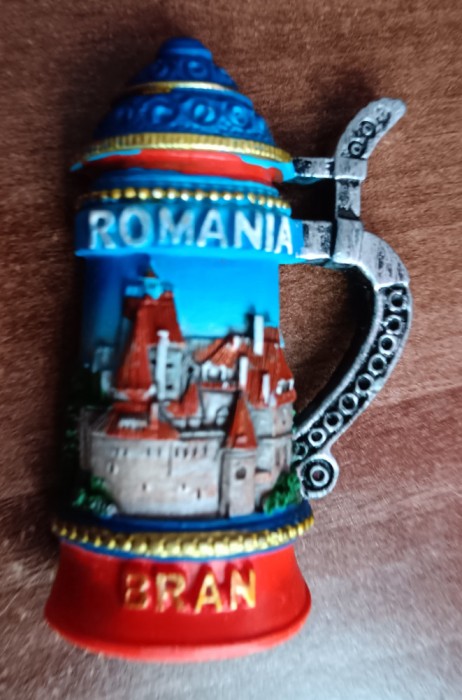 D1 - Magnet frigider - tematica turism - Bran - Romania 59