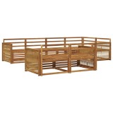 vidaXL Set de canapele de exterior 7 pcs natural 3383477