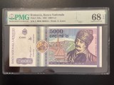 Romania 5000 lei 1992 pick 103a grad 68 pmg