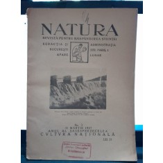 REVISTA NATURA NR.3/1927