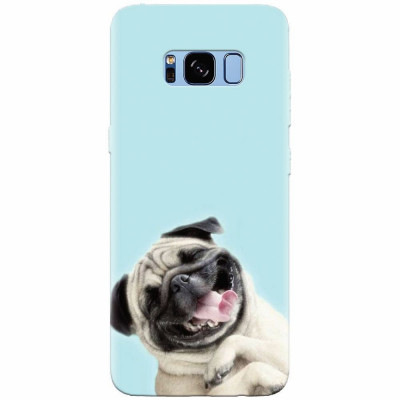 Husa silicon pentru Samsung S8 Plus, Happy Dog foto