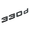 Emblema 330d Negru lucios, spate portbagaj BMW
