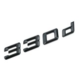 Emblema 330d Negru lucios, spate portbagaj BMW