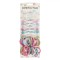 Set Accesorii Par, 60 Bucăți, Clame Metalice și Elastice, Multicolor, Glitter Colorat