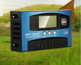 Controller solar incarcare acumulator, MPPT 100A, 1800W/12v 3600W/24V, Dual USB, Oem