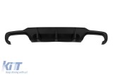 Difuzor tip C63 potrivit pentru bara spate A Design pe Mercedes Clasa C W204 sedan, C204 coupe 2011-2014 -oo--oo- Performance AutoTuning