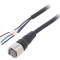 Cablu de conectare M12 4 pini 5m drept XS2F-M12PVC4S5M