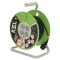 Prelungitor alimentare KEL 3x1mm2 bobinat, Prize 4 PVC negru, 40m