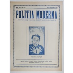POLITIA MODERNA , REVISTA LUNARA DE SPECIALITATE , LITERATURA SI STIINTA , ANUL VII , NR.78-79 , AUGUST - SEPTEMBRIE , 1932