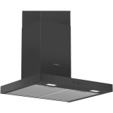 Hota decorativa Bosch DWB66BC60, Putere de absorbtie 621 mc/h, PerfectAir, Iluminare LED, 60 cm, Negru