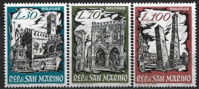 B0861 - San-Marino 1961 - Bofilex 3v.neuzat,perfecta stare foto