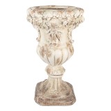 Cumpara ieftin Ghiveci flori ceramica bej &Oslash; 35x56 cm