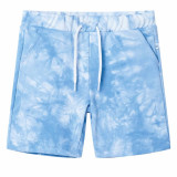 Pantaloni scurți pentru copii cu șnur, albastru pal, 116