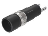 Lampă de control cu LED, corp plastic, &Oslash;8 mm, L=34 mm