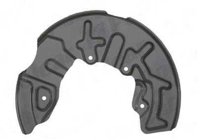 Protectie stropire disc frana Audi A4 (B6), 11.2000-11.2004, fata, Dreapta, metal foto