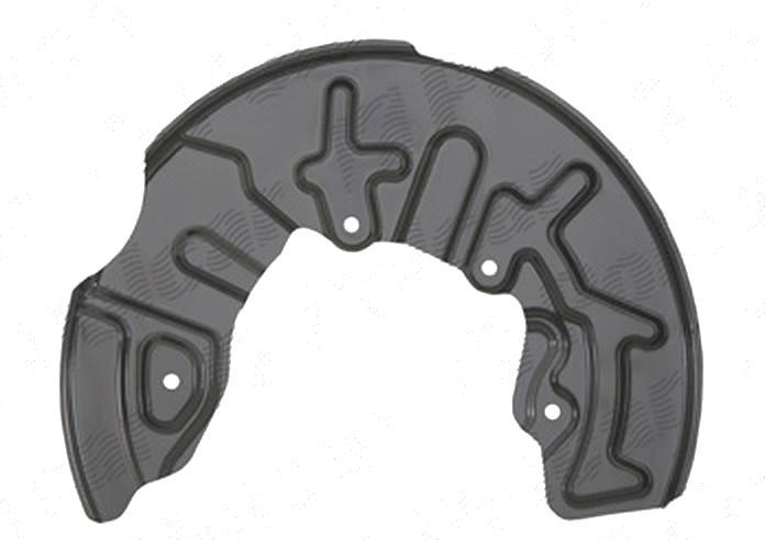 Protectie stropire disc frana Audi A4 (B6), 11.2000-11.2004, fata, Dreapta, metal