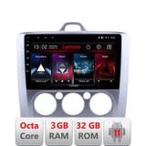 Navigatie Ford Focus 2 Manual D-140-manual Octa Core cu Android Radio Bluetooth Internet GPS WIFI DSP 3+32 GB 4 LENOVO LITE CarStore Technology