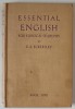 ESSENTIAL ENGLISH FOR FOREIGN STUDENTS , BOOK ONE by C. S. ECKERSLEY , 1956