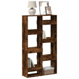 Gossi biblioteca, stejar fumuriu, 100x33x175 cm, lemn prelucrat