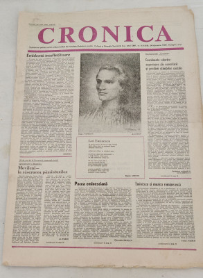 CRONICA - săptăm&amp;acirc;nal politic-social-cultural (24 ianuarie 1989) Nr. 8 foto