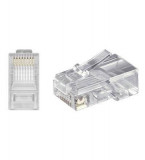 Mufa internet RJ45 CAT5 8p8c cablu push rotund