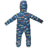 Cumpara ieftin Salopeta impermeabila pentru copii Kidscare, cu protectie la vant si apa cu imprimeu Masini - marime 104 for Your BabyKids