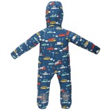 Cumpara ieftin Salopeta impermeabila pentru copii Kidscare, cu protectie la vant si apa cu imprimeu Masini - marime 122 for Your BabyKids