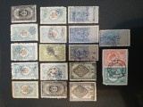 SERBIA,ROMANIA- lot timbre fiscale-stampilate