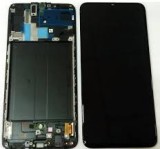 Display Samsung A70 A70S (A707) Negru Service Pack Original