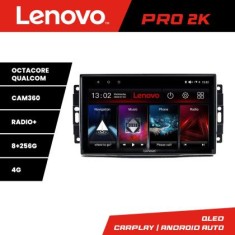 Navigatie Chrysler Jeep Lenovo Kit-202 8 core QLED 2K 8+256 360 Android Waze USB Navigatie Internet Youtube Radio v3 CarStore Technology