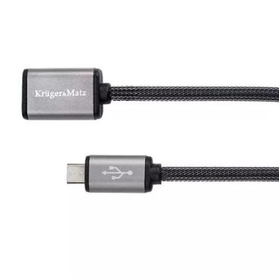 Prelungitor USB la micro USB 1m Profesional Kruger&amp;amp;Matz foto