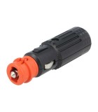 Mufa tata bricheta auto 16A 12-24VDC 12V/1x 15A neagra SCI A13-150C