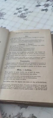 Grammaire Cours Moyen de Claude Auge, an 1925, stare buna foto