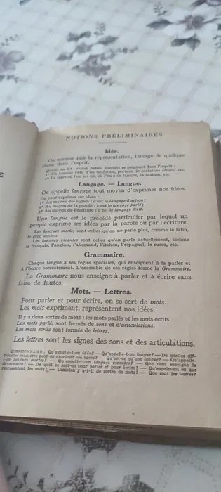 Grammaire Cours Moyen de Claude Auge, an 1925, stare buna