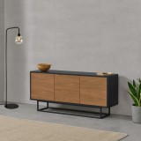 Comoda Boxholm cu 3 usi Push-Open [en.casa] HausGarden Leisure, [en.casa]