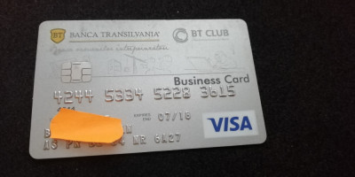 M1 R1 - Card bancar vechi 87 - piesa de colectie foto