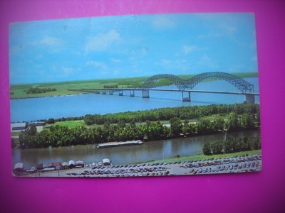 HOPCT 7813 PODUL HERNANDO DE SOTO -MEMPHIS -MISSISSIPI -STAMPILOGRAFIE/FRANCATURA-SUA-AMERICA DE NORD -CIRCULATA foto