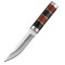 Cutit de vanatoare finlandez Foxter, 16 cm, otel inoxidabil si lemn, husa