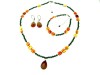 Set bijuterii dama carneol si malachit