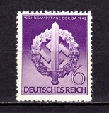 Cumpara ieftin ✅ (S42) Germania Reich 1942 &quot;Ziua Eroilor - trupele SA &quot; serie completa Michel 818, MNH, Nestampilat
