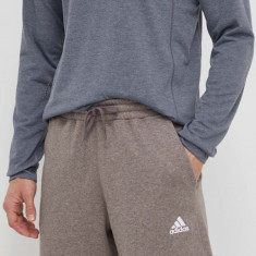 adidas pantaloni scurti barbati, culoarea gri, melanj, IR5322