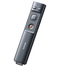 PRESENTER Baseus, wireless, laser 2.4 GHz, max. 100m, nu include baterie 1 x AAA, gri &quot;ACFYB-B0G&quot; (timbru verde 0.18 lei) - 6953156224742