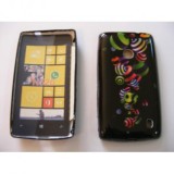 Husa Silicon Neagra Nokia Lumia 520 / 525, Art. 8 - Protectie Premium