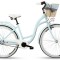 Bicicleta Dama Aluminiu Goetze? Style 3 viteze Roata 28&quot;, 160-185 cm inaltime, Albastru