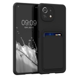 Husa pentru Xiaomi Mi 11 Lite 5G, Silicon, Negru, 56951.47, kwmobile, Carcasa