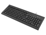 Tastatură neagră USB A NATEC ES layout cu cablu 1,5m ergonomic Smart ID
